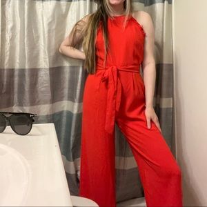 CeCe Red Jumpsuit❣️
